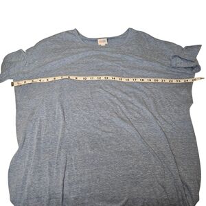 LuLaRoe Heather Blue Top - Small/medium